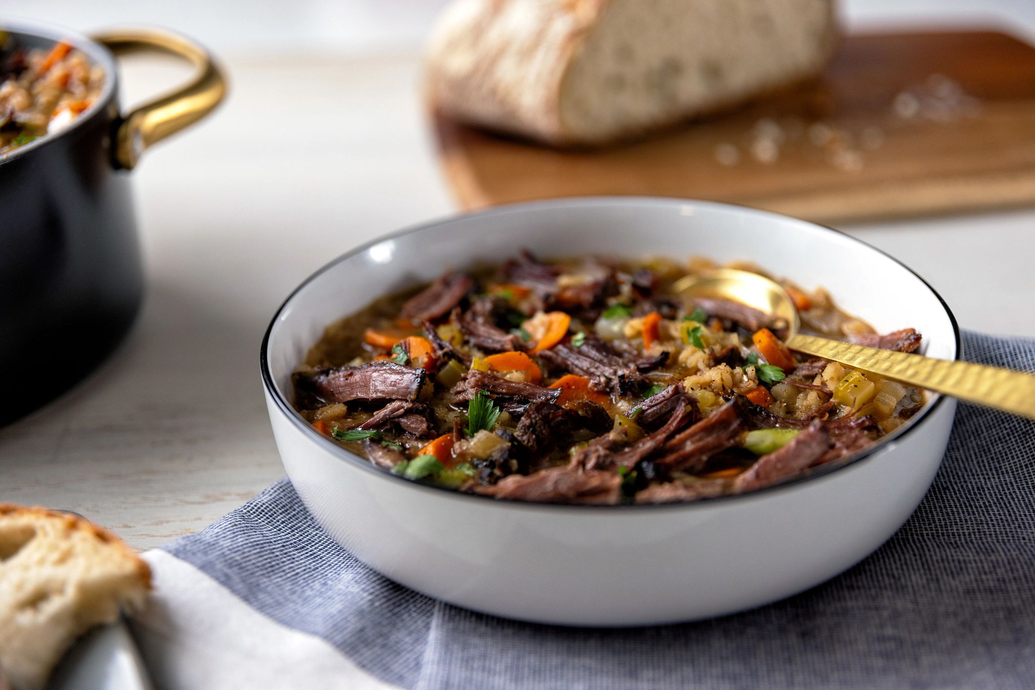 Classic Beef and Barley Soup